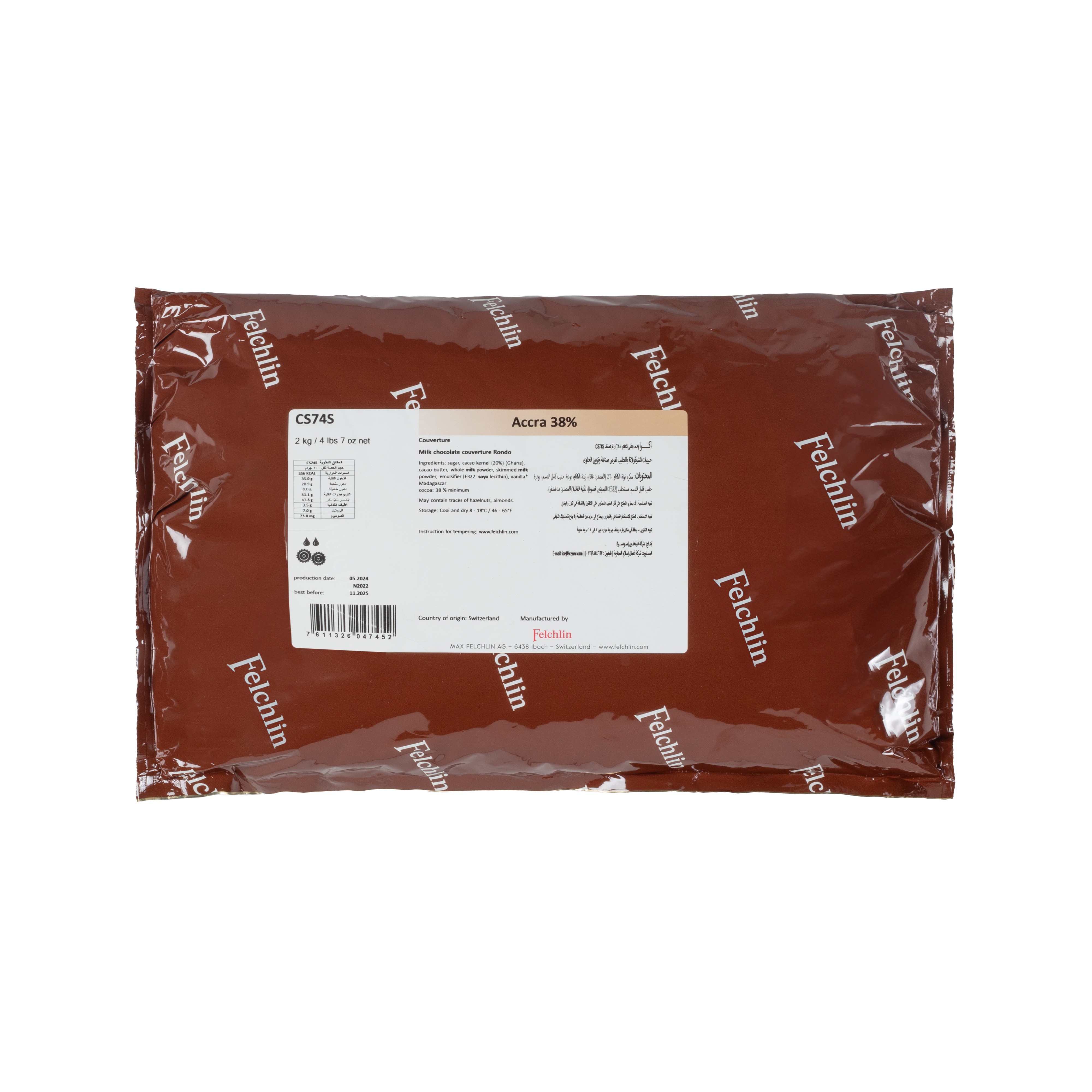 %Accra Milk Couverture 38