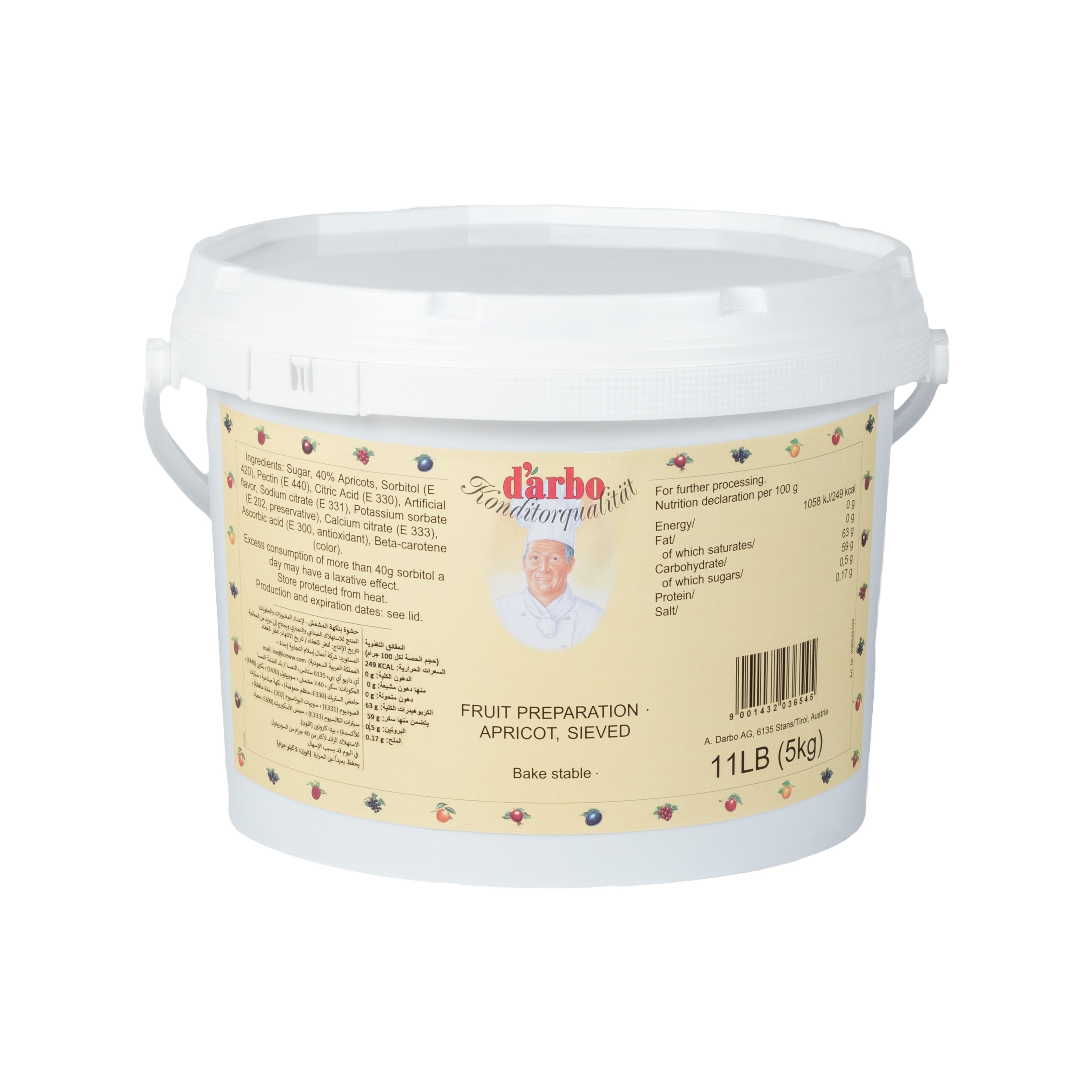 D'arbo Apricot Bakery Jam