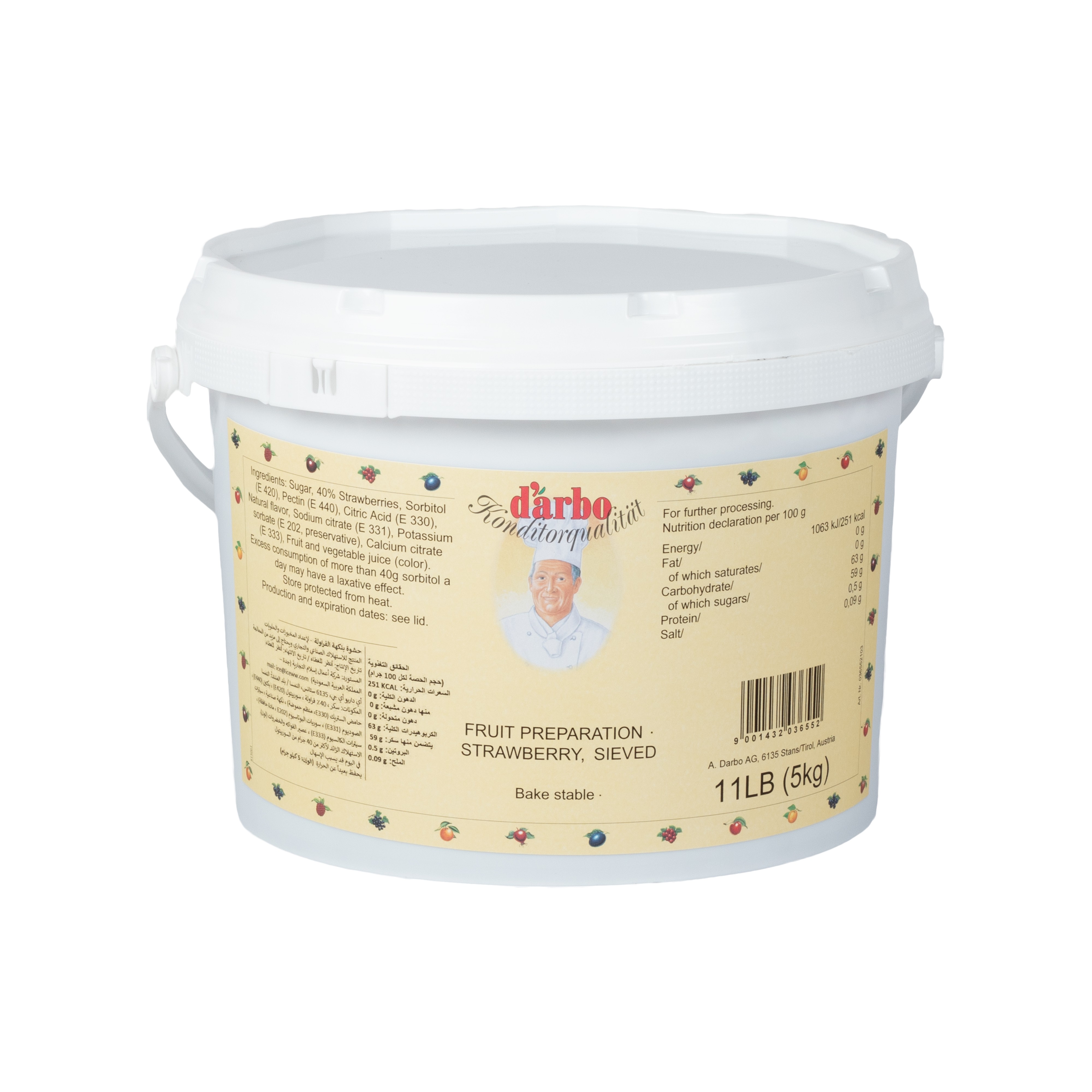 D'arbo Strawberry Bakery Jam