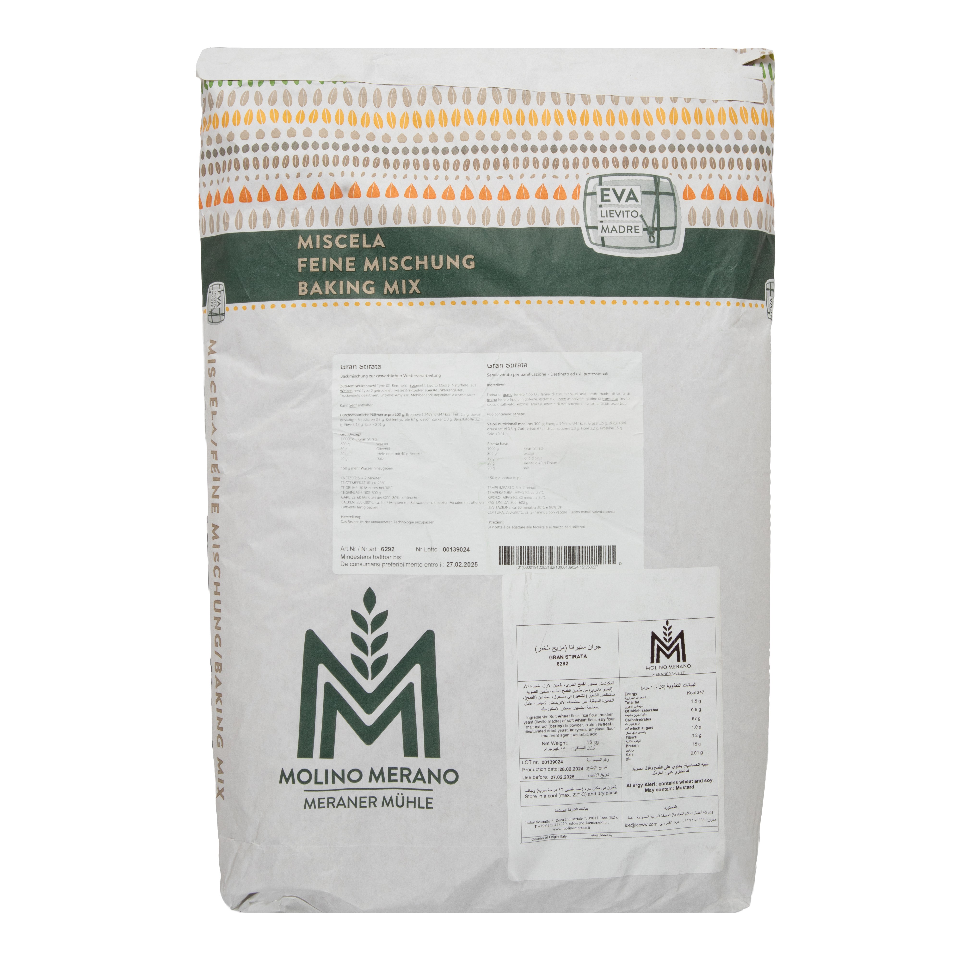 MOLINO MERANO MERANER MÜHLE Gran Stirata Bread Mix