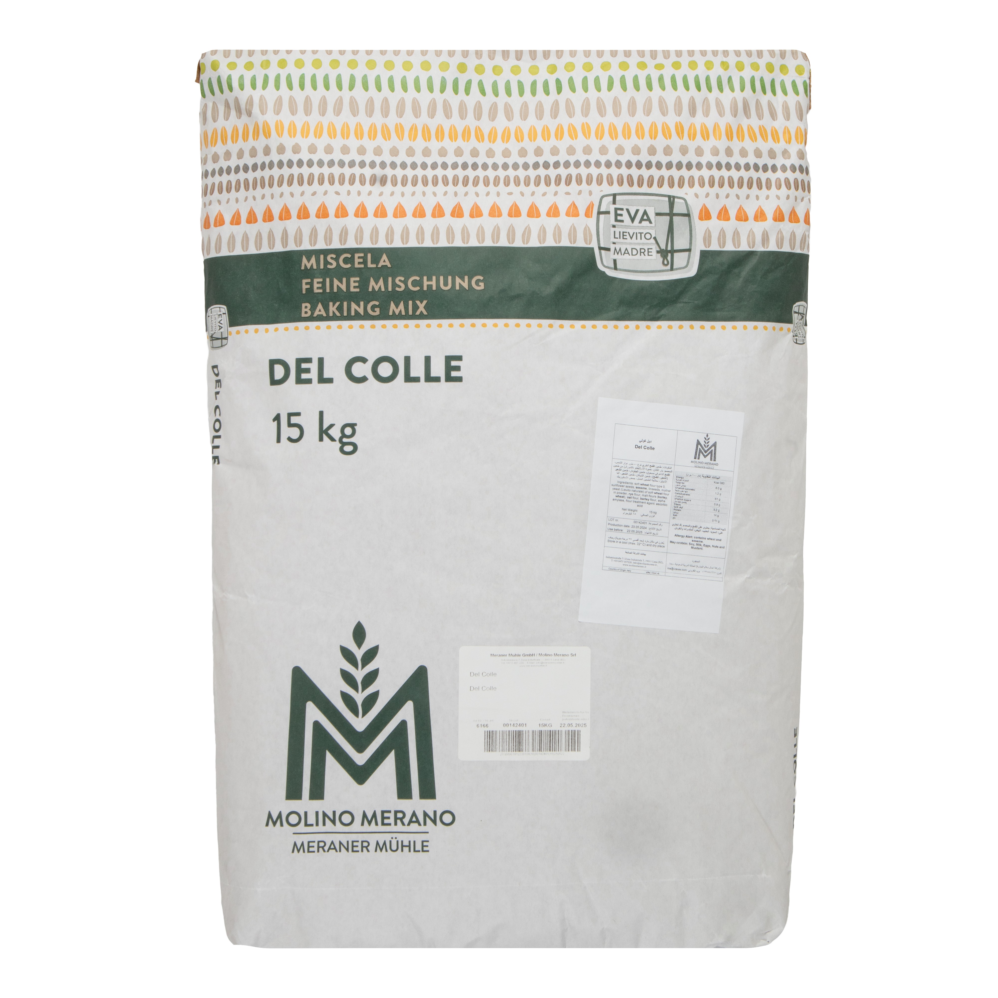 MOLINO MERANO MERANER MÜHLE Del Colle Corn Bread Brown 100% Bread Mix