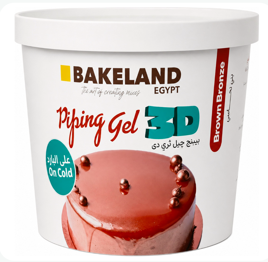Bakeland Piping Gel 3D Brown