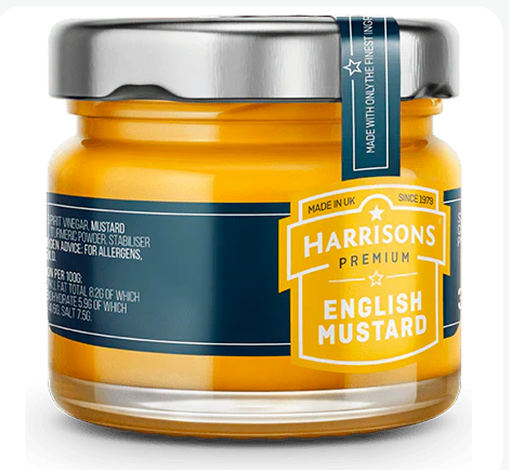Harrisons English Mustard Mini Jars