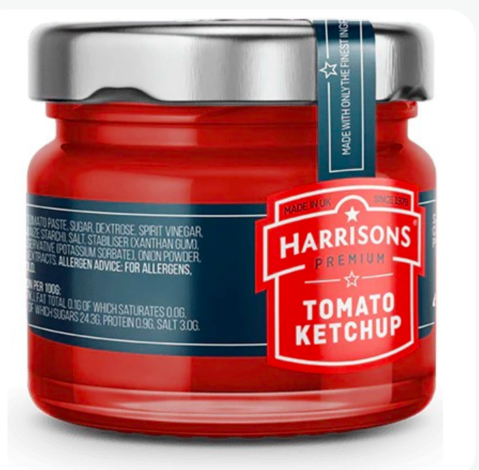 Harrisons Tomato Ketchup Mini Jars