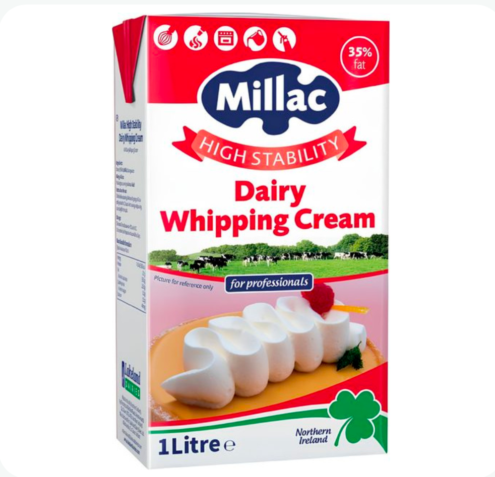 Millac Dairy Whipping Cream 35% UHT